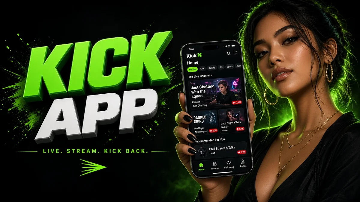 Kick App — iOS, iPhone, Mobile App dan PC