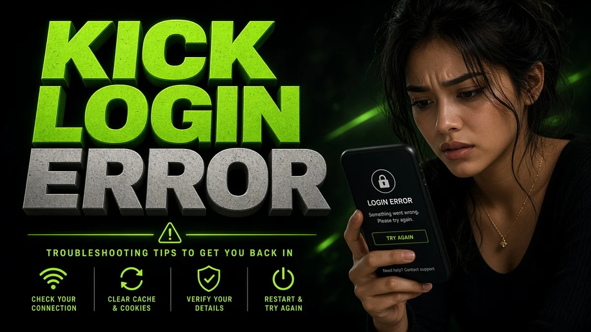 Kick Tidak Bisa Login / Tidak Bisa Dibuka — Perbaikan